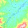 大汾镇 topographic map, elevation, terrain