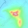 Chulo topographic map, elevation, terrain