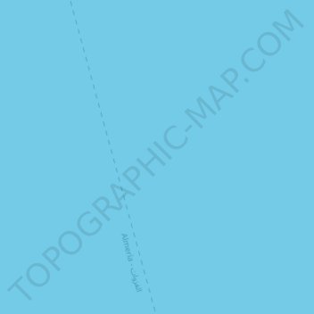 Golfo de Almería topographic map, elevation, terrain