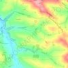 La Bourdette topographic map, elevation, terrain