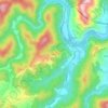 Bracelli topographic map, elevation, terrain