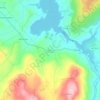 Penso topographic map, elevation, terrain