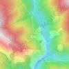 Valabres topographic map, elevation, terrain