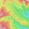 Le Regine topographic map, elevation, terrain