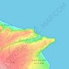 Port Martin topographic map, elevation, terrain