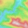 Orai topographic map, elevation, terrain
