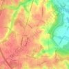 Cottage Green topographic map, elevation, terrain