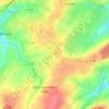 Les Boulards topographic map, elevation, terrain