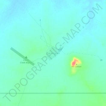 Parnngurr topographic map, elevation, terrain