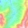 Vaqueros topographic map, elevation, terrain