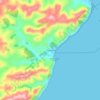 Blackhead topographic map, elevation, terrain