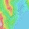 Anyox topographic map, elevation, terrain