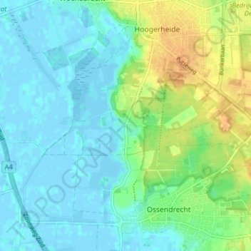 Calfven topographic map, elevation, terrain