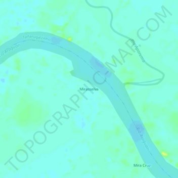 Mirasselva topographic map, elevation, terrain