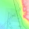 Cerro Moreno topographic map, elevation, terrain