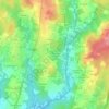 Os Bosteiros - Ceidón topographic map, elevation, terrain