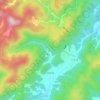 Lijing topographic map, elevation, terrain