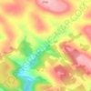 El Tigre topographic map, elevation, terrain