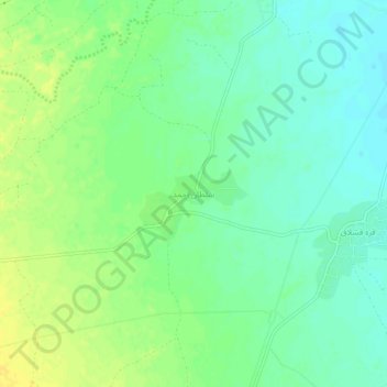 Sultan Ahmad topographic map, elevation, terrain