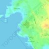 Träslövsläge topographic map, elevation, terrain