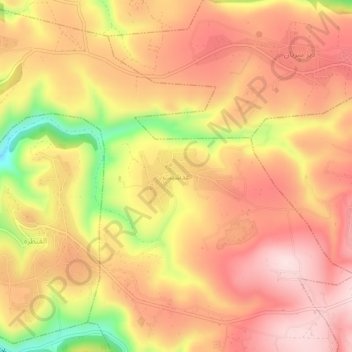 Aadchit topographic map, elevation, terrain