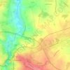 Beau Soleil topographic map, elevation, terrain