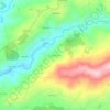 Trancozelos topographic map, elevation, terrain