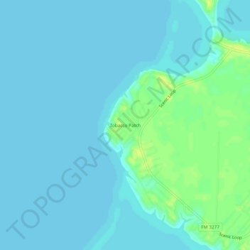 Tobacco Patch topographic map, elevation, terrain