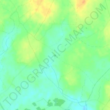 Kilcoona Round Tower topographic map, elevation, terrain
