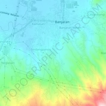 Ciapus topographic map, elevation, terrain