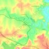 Estcourt topographic map, elevation, terrain