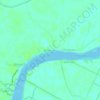Belawang topographic map, elevation, terrain