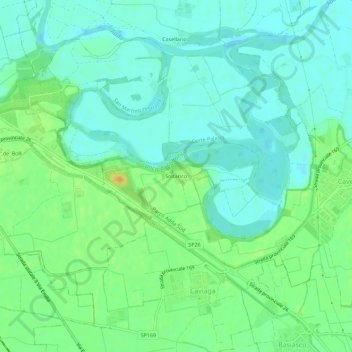 Soltarico topographic map, elevation, terrain