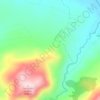 Las Peñas topographic map, elevation, terrain