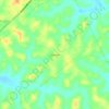 Senador topographic map, elevation, terrain