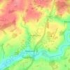 High Cross topographic map, elevation, terrain