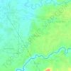 La Medalla topographic map, elevation, terrain