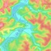 Devils Elbow topographic map, elevation, terrain