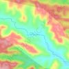 Moretecocha topographic map, elevation, terrain