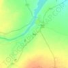 Muli topographic map, elevation, terrain