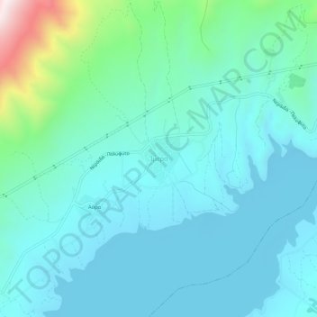 Imera topographic map, elevation, terrain