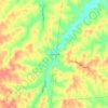 Deep Creek topographic map, elevation, terrain