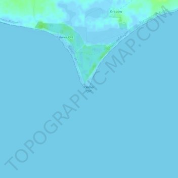Palmer Ort topographic map, elevation, terrain