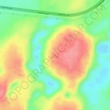`Adamat al Faras topographic map, elevation, terrain