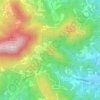 Monte Orsara topographic map, elevation, terrain