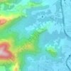 Pico do Urubu topographic map, elevation, terrain