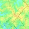 Lightfoot topographic map, elevation, terrain
