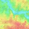 Portillon topographic map, elevation, terrain