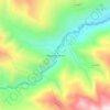 Pampa de Sucse topographic map, elevation, terrain