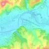Font d'Uzerche topographic map, elevation, terrain